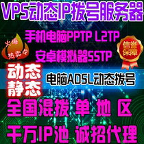 Dynamic PPTP station group cloud host sincere agent software to modify VPS multi-c segment ip free address static