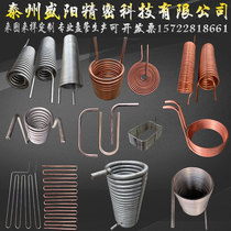 Factory direct stainless steel coil elbow processing custom snake type elbow ring copper heat exchanger spiral cooling