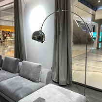 Italian light luxury floor lamp design sense without main light Living room modern Nordic fishing lamp Minimalist sofa vertical lamp