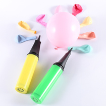 Balloon manual portable push type electric inflator double-hole inflator pump blow ball inflator balloon efficient