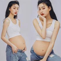 2021 New Photo Studio theme clothing pregnant women Photo Photo dress photography Korean version of hipster photo studio maternity dress