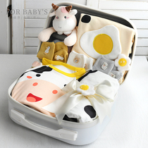 Year of the ox newborn baby clothes gift box set newborn baby supplies full moon gift autumn winter and autumn gift