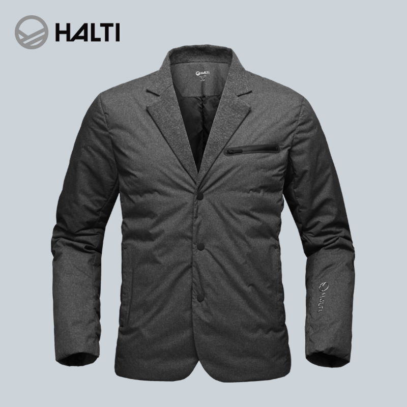 HALTI/Haldi men's and women's White Velvet casual light down jacket H108-0008