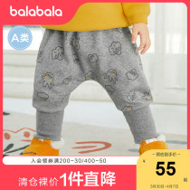 Ballabala baby pants male new baby autumn winter long pants 0-1 years old Child girl PP pants thickened