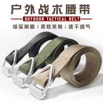 Military fans outdoor Special Forces tactical belt multifunctional Inner Belt nylon canvas belt training belt belt men