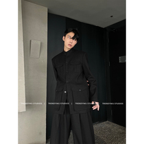 TRENDYWU homemade New products can not resist the new Chinese shoulder shoulder Chinese style College uniform JK suit