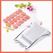 Manual kitchen luncheon meat slicer Stainless steel banana butter slice fruit ham uniform egg slicer artifact