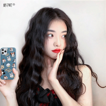Wig long hair corn one piece of wool roll simulation long curly hair big wave no trace hair wig