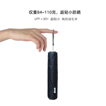 84g Japan ultra light sun shade rain dual purpose small portable parasol sunscreen UV protection pencil umbrella female