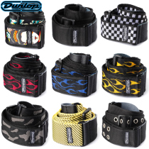 DUNLOP D38-09BK 15CL 19BK 31BK Leather Guitar Bass Strap