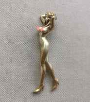 Pure copper beauty ornaments cool girl realistic bronze sculpture (Quan Quan silversmith production)