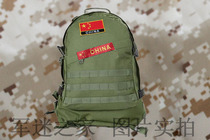 Military Green 3D tactical backpack 3th charge camping bag