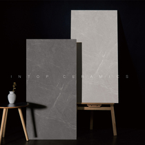 Micro cement soft light tile gray marble tile 600 × 1200 high grade light luxury simple style living room floor tiles
