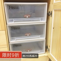 Japan tenma Tianma storage box Drawer Wardrobe finishing box fit plastic drawer cabinet Tianma drawer cabinet