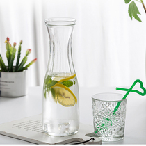 Libby creative glass kettle beverage bottle household cold kettle heat-resistant cold kettle set cold water Cup