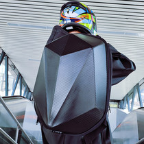 Tide brand locomotive helmet backpack mens Hard Case computer bag Knight sports waterproof motorcycle travel backpack