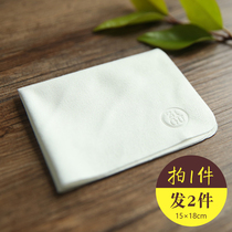 8 82 pieces of high quality pure white suede glasses cloth lens wipe erasable lens suede mirror cloth
