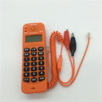 Hands-free telephone extension machine check machine tester caller ID battery-free mini maintenance telephone
