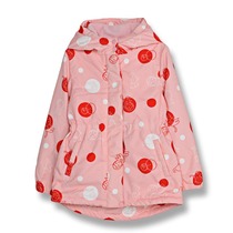 Loss clearance souhait kids girls autumn and winter printed velvet thick windbreaker jackets long warm