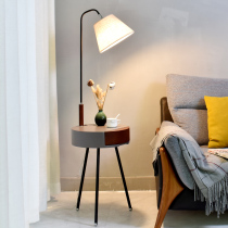 Sofa side floor lamp ins Wind living room simple modern coffee table lighting creative bedroom bedside lamp vertical table lamp