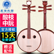 Beijing Xinghai Zhongruan Musical instrument professional acid branch Qingshui Zhongruan musical instrument 8514 Learn to play Zhongruan Ruan ethnic Ruan Qin