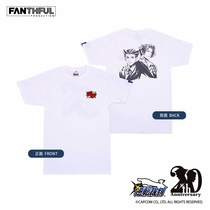 FANTHFUL] Reverse referee into step step-up print T-shirt short sleeve black white official genuine game perimeter