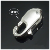 () PT950 Platinum accessories Fish hook buckle Lobster buckle 3*8 4*10 Spring buckle