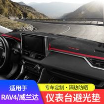 20-21 Toyota RAV4 Rongfang instrument panel light-blocking pad Wellanda center console sunscreen pad Interior decoration