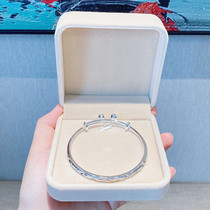 Star bells silver bracelet female sterling silver simple young S999 foot silver bracelet Korean fashion silver bracelet