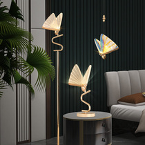 Desk lamp bedside lamp bedroom simple modern Nordic creative personality butterfly decoration warm home living room floor lamp