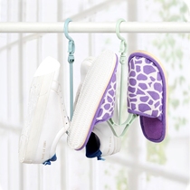Creative Wind double balcony shai xie jia multifunctional hanging shoes of liang xie jia adhesive hook liang xie jia sub-liang shai jia