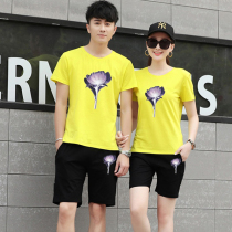 Cotton table tennis suit womens round neck quick-drying mens tennis suit slim short sleeve group purchase shuttlecock sports jersey