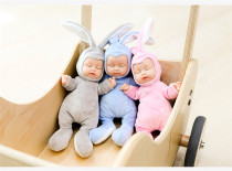 Clear Cabin Sleep Doll Toy Baby Newborn Appeasement Plush Accompany Sleeping Doll Ultra Soft And Skinny Cuddle