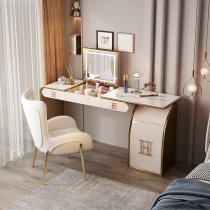 New light lavish dressings Fancy High-end Solid Wood Makeup Table Minima Modern Bedroom Rockboard Mesh Red Makeup Table