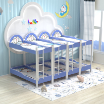 Children's upper and lower beds afternoon beds double-layer high and low cartoon beds kindergarten trusteeship class primary school students afternoon beds