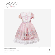 UK next Kisss girl dress Lolita 2021 summer new style girl princess dress children