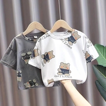 Summer new childrens clothing boybaby half sleeve children short sleeve T-shirt fashion tops