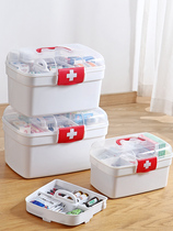 Medicine storage box office medicine box medicine storage home version medicine first aid box medicine storage box science