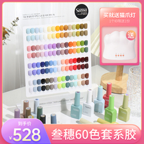 2021 popular new Sansui nail oil glue one bottle one color series glue nail shop special high-end light therapy glue set