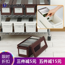 Japan imported INOMATA creative disc storage box Window CD placement box DVD disc finishing box Disc box