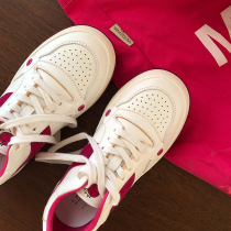 Lin Xiansan Strawberry Flavor White Shoes Women's New ins Shoes Fashion Shoes Joker Leather Noodles Original Canvas Shoes