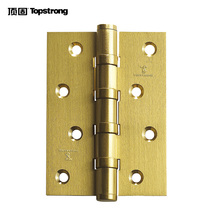 (Promotion) Top 4 inch copper hinge silent bearing door with hardware gold hinge pay price