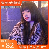 Princess cut wig hair long hair natural full head fashion round face simulation hair cos long straight hair