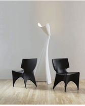 High-end Spot Light Extravagant Designer Casual Chair GRP Profiled Horn Dining Chair Bookchair Profiled chair Villa Chair
