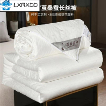 Silk quilt quilted winter by thickened warmth primary and secondary quilt 100 mulberry silk winter thin quilt core air conditioning quilt by spring and autumn