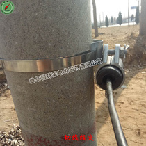 ADSS optical cable suspension clamp for Electric Pole Pole adjustable stainless steel suspension clamp with hoop