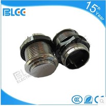 24MM electroplating plug button small circle up and down silver plated button game machine accessories game machine small circle button switch