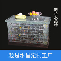  Manufacturers sell crystal tiles bar tiles background walls custom bubble walls
