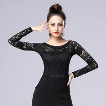 Dan Baoluo Modern Dance Jacket Female Adult New National Standard Dance Dancing Dress Female Lace Dance Dress Latin Dance Practice