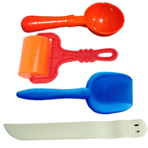 Childrens Space Toy Sand Rubber Mud Super Light Clay Beach Tool Shovels Spoon Roller Roller Harrow Engraving Knife